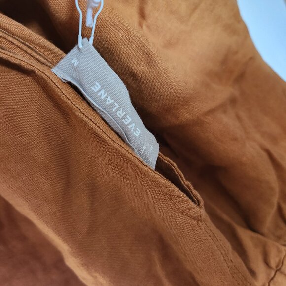 NWT Everlane Line Shoestring Jumpsuit Burnt Orange Size M - Picture 10 of 11
